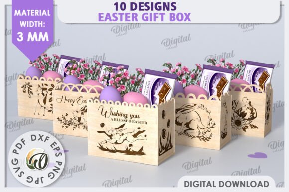 3D Easter Gift Boxes Laser Cut Bundle: A Comprehensive Evaluation for Crafters and Creators