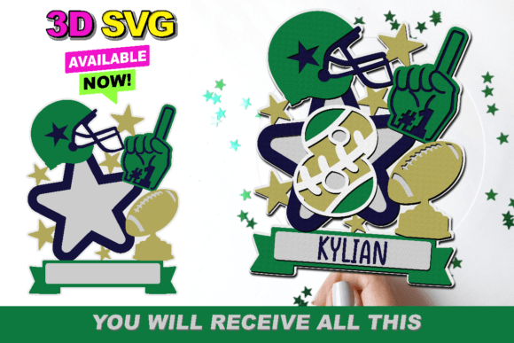 Football Cake Topper 3D SVG: A Comprehensive Evaluation for Custom Creations