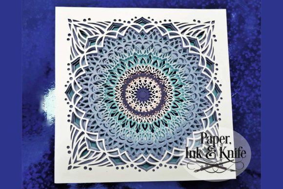 Transforming Simple Paper into Depth: The Art of the Mandala 4 3D Papercut Shadowbox