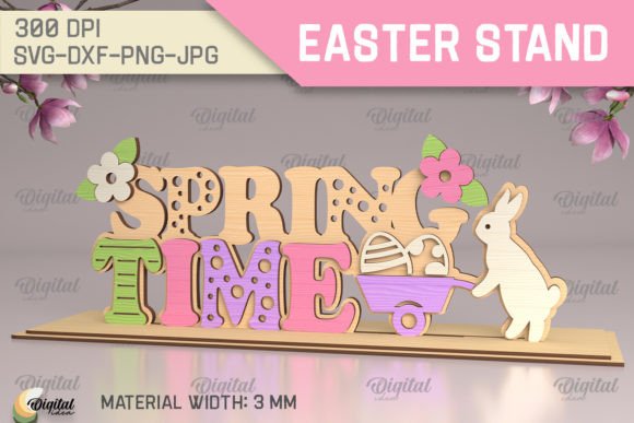 Unleash Creativity with the 3D Easter Stand Laser Cut: Spring Time Edition